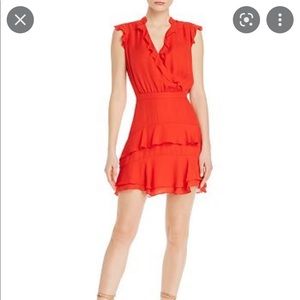 Parker Tangia Silk Ruffle Dress